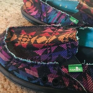 Sanuk Slip-on Sandal Shoes Pendleton Print